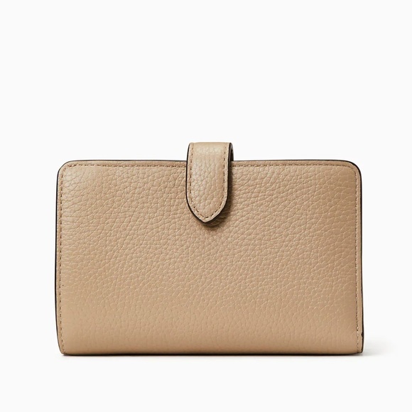 Kate Spade Leila Medium Compact Bifold Wallet 
Light Sand Multi - Picture 5 of 16